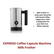 Expressi Automatic Milk Frother and Warmer - 250ml - Make Baby Chinos or Lattes
