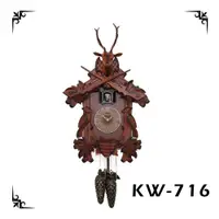 在飛比找ETMall東森購物網優惠-KAIROS 凱樂絲 實木 北歐風 麋鹿造型 布穀鐘 咕咕鐘