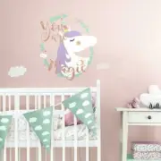 ROOMMATES UNICORN YOU ARE MAGIC Wall Decals Glittery Room Stickers Nursery Fairy