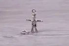 Scarecrow Charm Made From Solid Sterling Silver