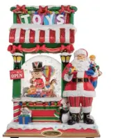 New Chrisopher radko Toy Shop Santa Snow Globe (MSRP $450.00) limited