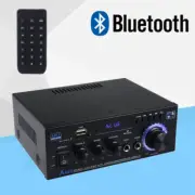 AK45 2Channel bluetooth Mini HIFI Power Amplifier Audio Stereo Amp Home Car FM