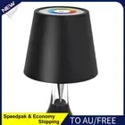 AU Wireless Bottle Lamp Rechargeable Warm Light & RGB Touch LED Table Lamp (Blac