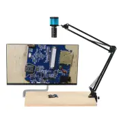 HAYEAR 48MP 1080P 2K HDMI USB Industrial Video Microscope Camera Big Visual Field Manual IRIS6-60mm Zoom Lens for PCB So