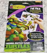 Nickelodeon Teenage Mutant Ninja Turtles Stickers Colorforms Re-Stickable Pack