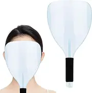 Facial Trimmer Baffle - Salon Face Cover Goggles, Hairdressing Protector | Professional Bang Baffle Tool, Lightweight Transparent Visor with Durable Design for Hair Salon Use, Barber Shops