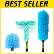 Handcrafted Microfiber Duster Kit: Achieve a Pristine Home with 3 Flexible Tools