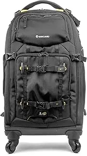 Vanguard ALTA Fly 58T DSLR Camera Backpack, 4 Wheel Spinner/Trolley, Black, Full-Size