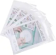 Veemoon 16Pcs Cold Water Soluble Film for Embroidery Transparent Wash Away Stabilizer for Shirts Shoes and Fabrics DIY Hand Tools for Custom Designs and