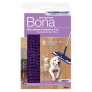 Bona 8.31 in. Microfiber Sweeping Pad 1 pk