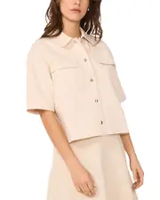 1.state Cropped Short Sleeve Jacket