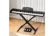 Alpha 88 Keys Digital Piano Keyboard Electronic w/ Stand