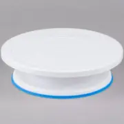 11" Revolving Cake Turntable Decorating Elegnt White Stand Non-Slip Base,US sale