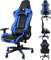 360° Rotation Rolling Wheels Home Office Computer Desk Ergonomic Height Adjustable Gaming Chair Recliner Racing Chair
