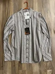 Mens Ben Sherman long sleeve dressed shirt size L large nwt