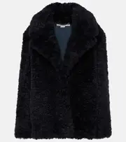 [Stella McCartney] Stella McCartney Faux fur jacket AU 8 blue