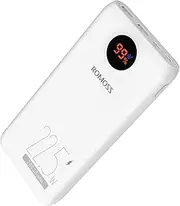 ROMOSS 20000mAh Portable Charger, 22.5W & PD 20W USB C Power Bank Fast Charging LED Display 3 Input 3 Output, External Battery Pack For iPhone 16/15/14, iPad, Samsung S24/S23, Nintendo Switch and More