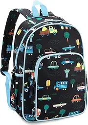 Kids Backpack for Girls Boys,RAVUO Cute Toddler School Bag Bookbag W Chest Strap