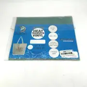 Handy Crafts 12 x 10 Heat Transfer Vinyl HTV Iron On Sheets (5 Sheets) Glitter