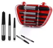 5 PCs Screw Extractor Easy Out Stud Remover Bolt Extractor Remover Set Tool Kit