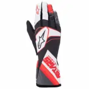 Alpinestars Tech 1-K Race V2 Kart Karting Gloves Black/White/Red Adult