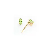 14k Yellow Gold 5x2.5mm Marquise Peridot Earrings
