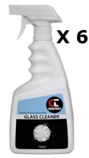 6 x Chemtools CT-GE-750ML 750ML Glass Cleaner - AUSTRALIAN MADE - Windows Cars