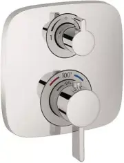 Hansgrohe 15708001 Ecostat Thermostatic Trim Volume Control and Diverter Chrome
