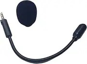 SPONGL Detachable 3.5mm Gaming Headsets Mic with Foam, Noise Cancelling Boom Microphone for Headphone