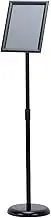 Button Style A3 Heavy Duty Floor Standing Sign Holder,11x17 Inch Adjustable Pedestal Poster Sign Stand, Stand Aluminum Snap Open Frame for Vertical and Horizontal View Sign Displayed B