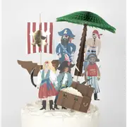 Pirates & Palm Tree Cake Toppers