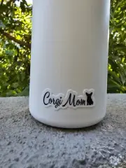 Corgi Mom - 2" Waterproof Sticker, Corgi Sticker, Welsh Corgi, Dog Sticker