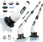Rechargeable Electric Cleaning Brush with Extendable Handle for Tiles & Grout