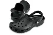 Crocs Classic Clogs Roomy Fit Sandal Clog Sandals Slides Waterproof - Black