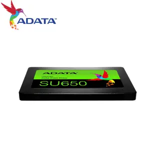 威剛 ADATA Ultimate SU650 SSD 固態硬碟 120G 240G 480G 讀取520MB 公司貨