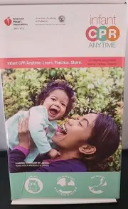 Infant CPR Anytime Kit AHA Heart Association DVD Training + Baby Manikin NEW