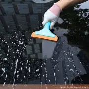 Multi 6" Mirror Glass Rearview Cleaning Squeegee Rubber Silicone Handle Ice Wipe