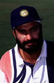 Navjot Singh Sidhu India Old Player Cricket Photo