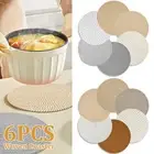 6 Pcs Trivet Mats Soft and Sturdy Trivets for Hot Dishes Practical Kitchen DQ