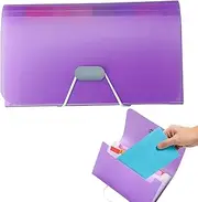 Folder Portable Organ File Bag,13 Multi-Layer Expandable Desktop Accordion Folder - File Box Two-in- New Test Paper Storage Stationery, Business,