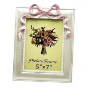 Vintage Picture Frame Inch, Antique Ornate Photo Frames with 5x7 Pearly White