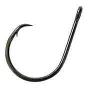 5 Packets of Eagle Claw Lazer Sharp L2007 Black Wide Gap Circle Hooks