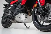 SW-Motech Engine guard - Silver. Yamaha Tracer 9 / GT (20-) / GT+ (22-).