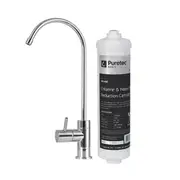 Puretec Inline Undersink Water Filter System With OT250 Faucet, In149C Cartridge