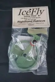 Vintage Inline Reel Right Hand Retrieve Ice Fishing Reel Vintage NEW