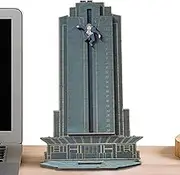 olybell Christmas Advent Calendar,Hans Gruber Dropped Nakatomi Plaza, Deadly Advent Calendar, Desktop Wooden Decorations, Christmas Countdown Calendar (Blue)