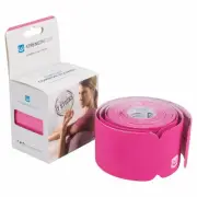 StrengthTape Kinesiology 5M 20 Pre-Cut Strips, Pink, 2"x16.4ft Roll
