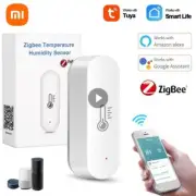 Zigbee Wifi Smart Temperature And Humidity Sensor Battery Powered Zigbee