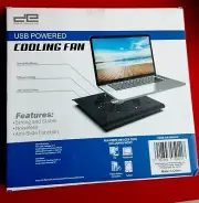 USB Powered Cooling Fan, BLACK Good for PC, Notebook,Video Game Consoles Tablet