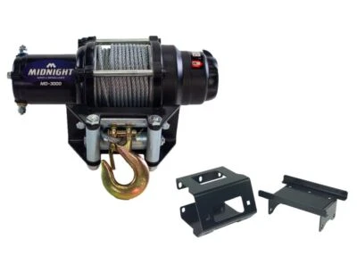Viper 50 Ft Winch 3000 lb Steel w/ Mount For Polaris Sportsman XP 850 2009-14